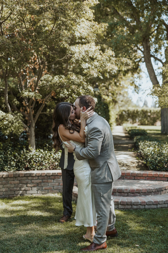 An intimate backyard ceremony in CA