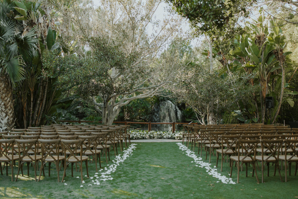 Oceanside Botanica wedding ceremony