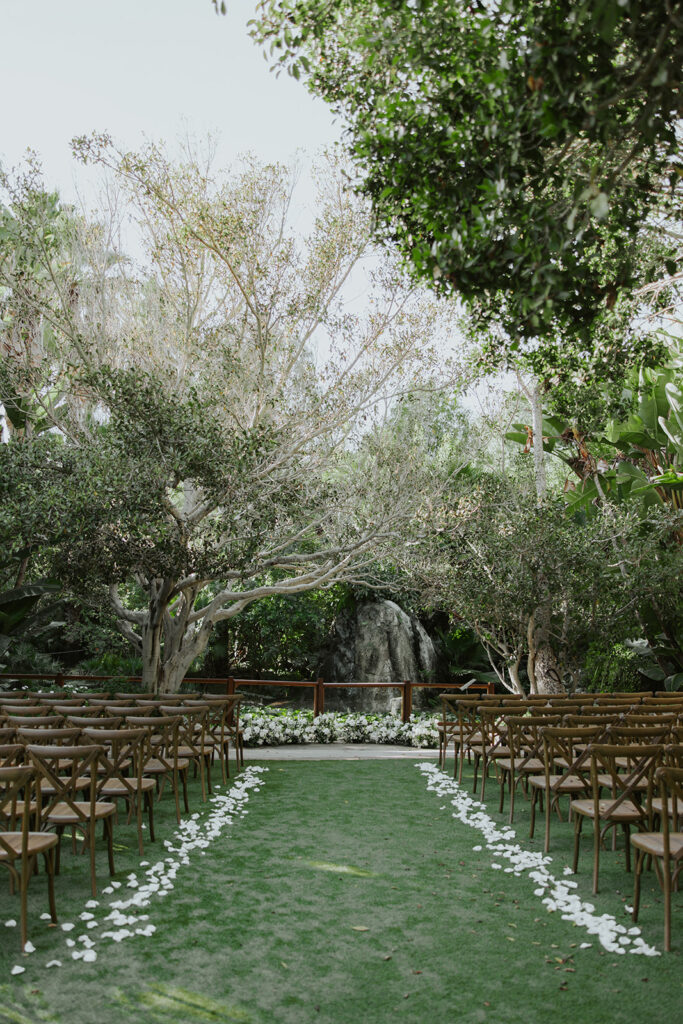 Oceanside Botanica wedding ceremony